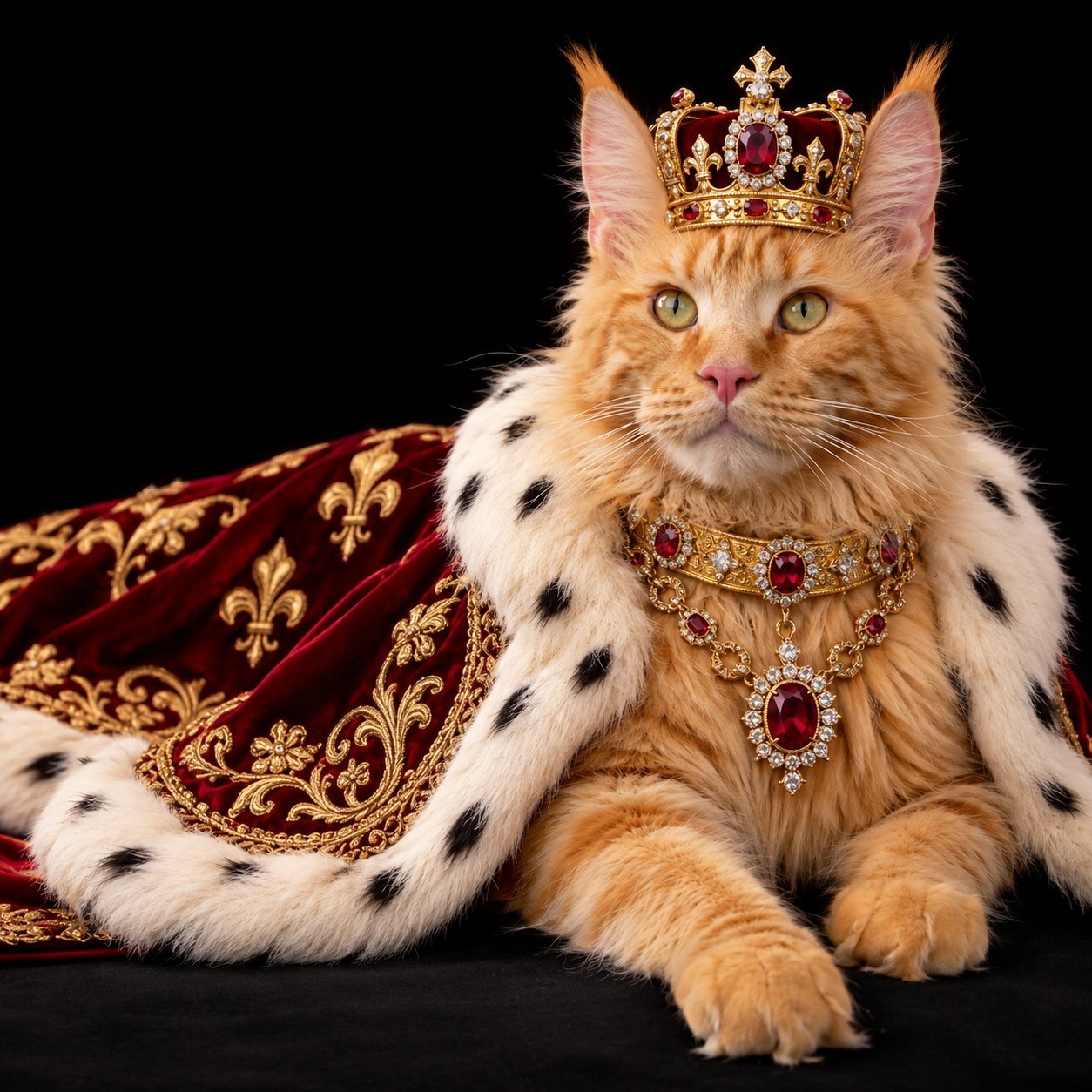 Sir Marmalade royal portrait